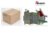 Fall-Verpacker-kosmetische Verpackungs-Fertigungsstraße 400 - 600 l/min 0,5 - 0,7 MPa