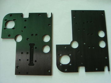 Aluminium mit Schwarzem anodisiert das CNC-Präzisionsbearbeitungs-Blech-Verbiegen