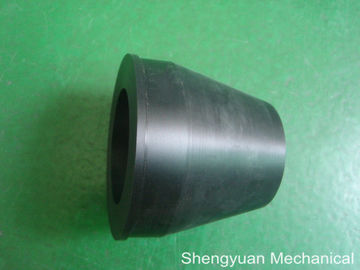 Schwarze Präzisions-Plastikdrehteil-Kern-Adapter-Keil Derlin/POM