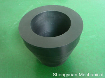 Schwarze Präzisions-Plastikdrehteil-Kern-Adapter-Keil Derlin/POM
