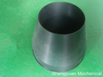 Schwarze Präzisions-Plastikdrehteil-Kern-Adapter-Keil Derlin/POM