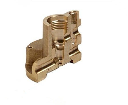 Kundenspezifischer hohe Präzision CNC, der, Messing-Bearbeitungsteile mit dem Nickel überzogen maschinell bearbeitet