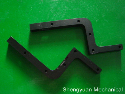 Schwarze überzogene Präzision CNC-Maschine, anodisierte Aluminium-faltende Metallteile