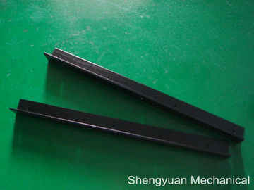 Polier-CNC-Präzisionsbearbeitung, perforiertes Schwarzes anodisierte Aluminiumstreifen