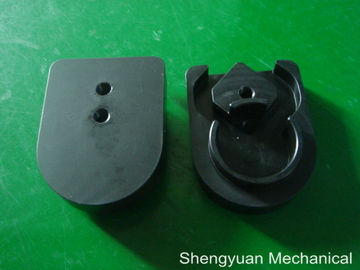Schwarzes anodisieren Kabel-Durchlauf CNC-Präzisionsbearbeitungs-AL6061 durch mit 0,005 - 0.01mm