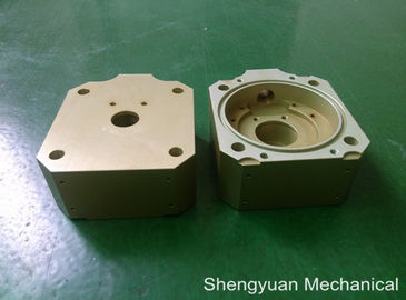 Kaltes Bekehrter CNC-Präzisionsbearbeitungs-Aluminium 5083 goldene gelbe Wohnung Powdercoat