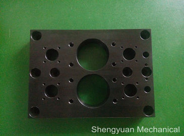 Schwarzes Oxidation C.R.S CNC-Präzisionsbearbeitungs-Teil-Kopfplatte-Blatt