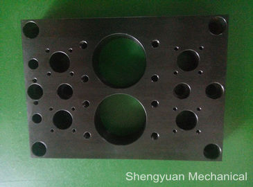 Schwarzes Oxidation C.R.S CNC-Präzisionsbearbeitungs-Teil-Kopfplatte-Blatt