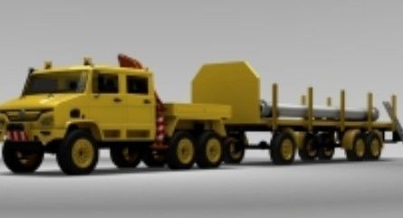 136 Kilowatt-Transport-halb Anhänger-Rohrleitungs-Reparatur-Fahrzeug-Wartungs-Untertagerohrleitung