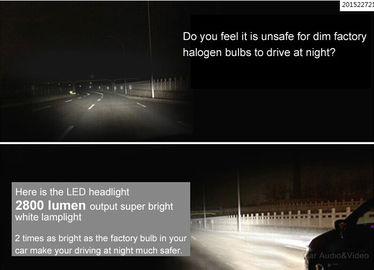 Automobil/Selbstersatzteile H1 LED Scheinwerfer-32W 2800LM 6000K Weiß-Scheinwerfer-