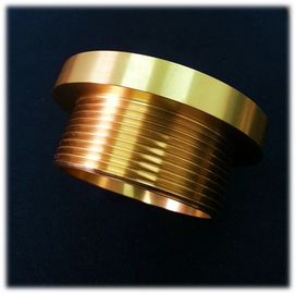 CNC, der Messingdrehteile Preciaion für Militär, Cylindricity 0.005mm maschinell bearbeitet