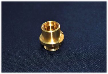 Nicht Standardgoldüberzogenes Kupfer-Drehteile, Bearbeitungsteil CNC