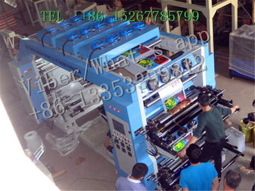 4 Farbe-Flexo-Druckmaschine für Rollenpapierdrucken/Plastikfilm