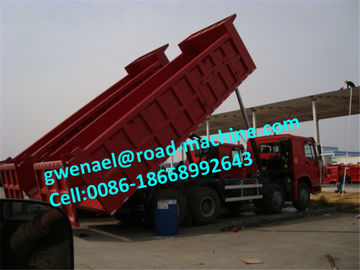 Des Radsand-Kipplasters HYVA Hdraulic Kippwagens 10 HOWO 8x4 Hochleistungsdes kipplaster-50ton anhebendes System