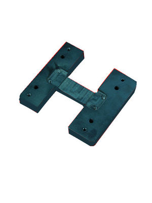 Schwarzes anodisieren Bearbeitungsaluminium maschinell bearbeitetes H Profil Präzision CNC
